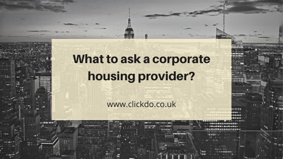 What to ask a corporate housing provider_