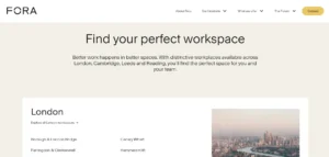 Fora, Farringdon and East London Locations