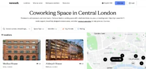 WeWork, Multiple Central London Locations