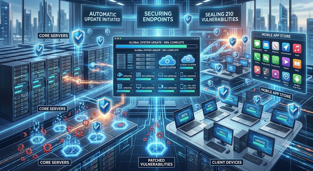 software-systems-being-updated-automatically-with-progress-bar