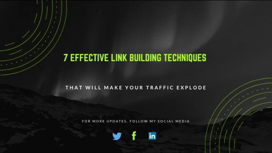 7 Effective Link Building Techniques