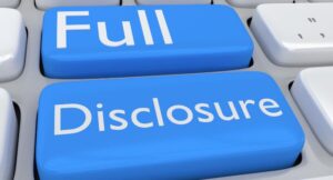 Disclosure Requirements