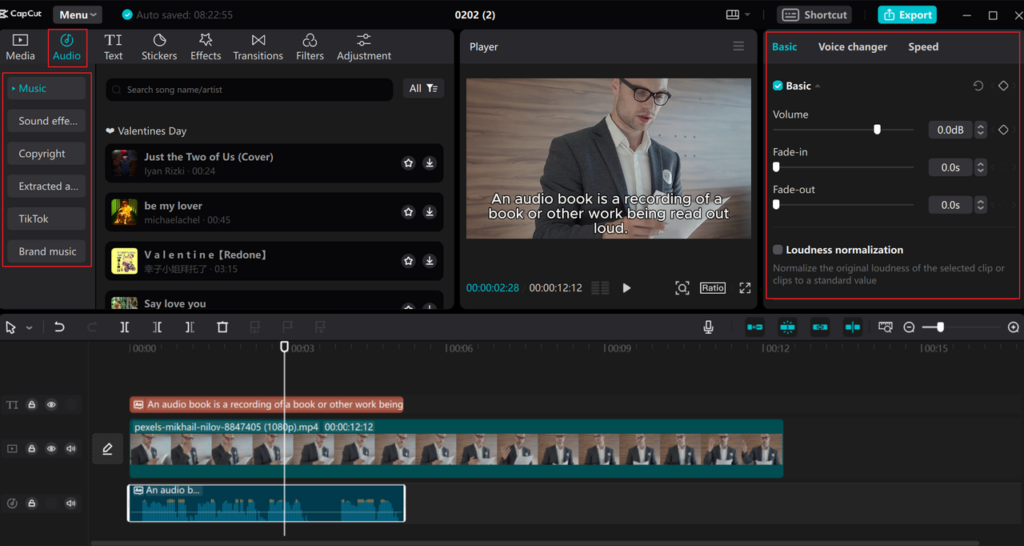 How to use text-to-speech on CapCut