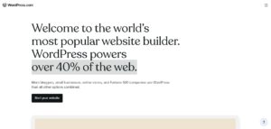 WordPress website builder