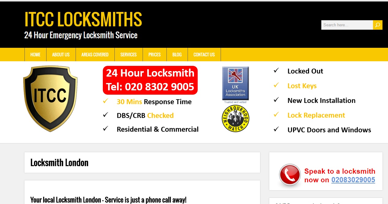 ITCC Locksmiths - 24 Hours Emergency Locksmiths