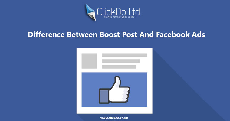 Facebook ads and boost post