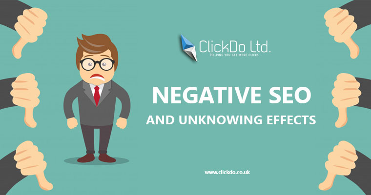 Negative SEO and Unknowing Effects