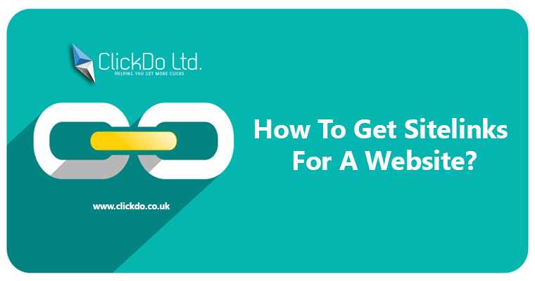 How to get Sitelinks for a website