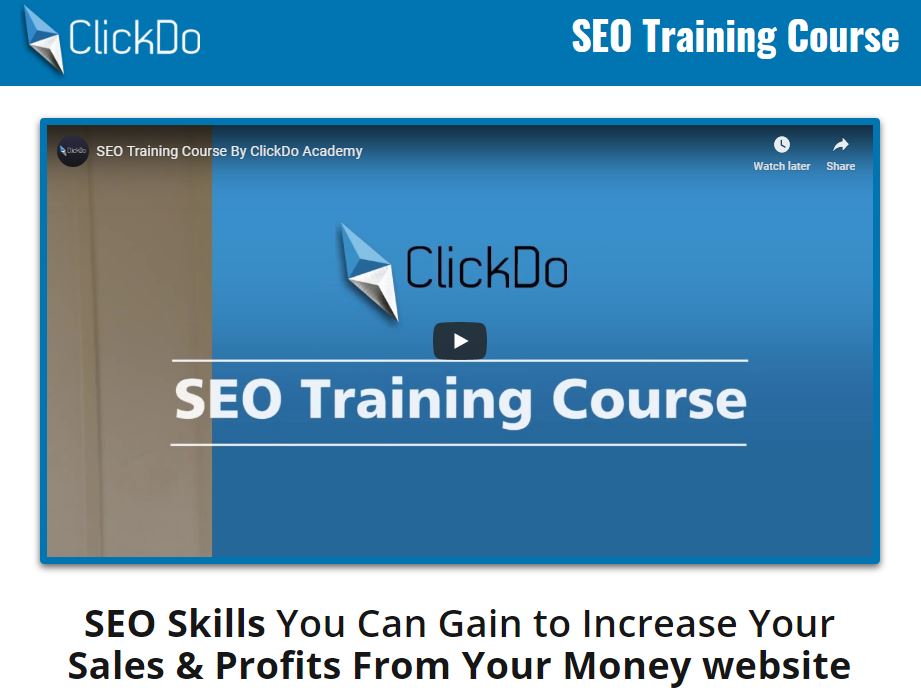 ClickDo SEO Training Course