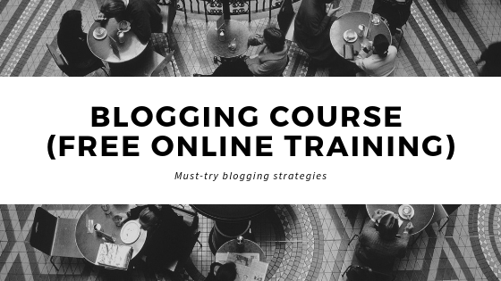 Blogging-Course