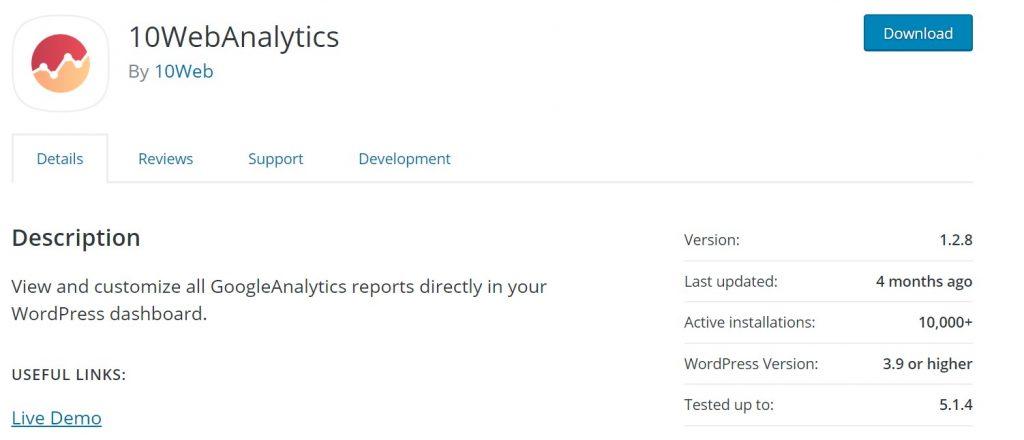 google analytics wd wordpress plugin