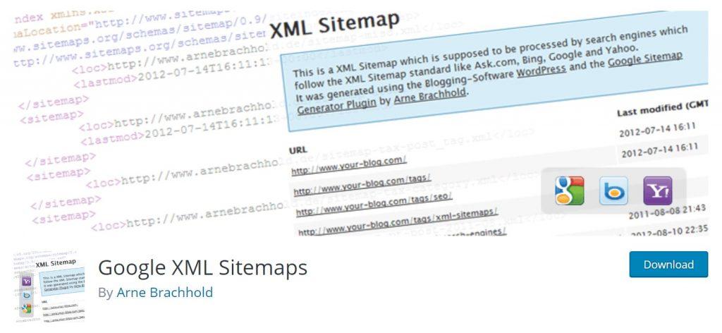 google xml sitemap generator wordpress plugin