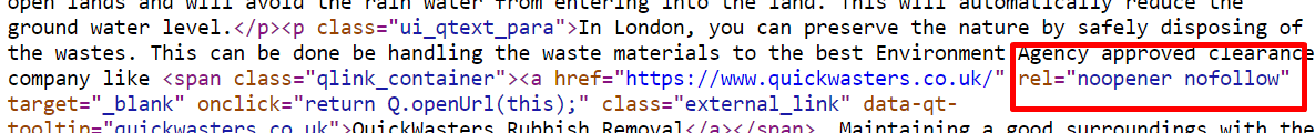 source code for no follow link source code for no follow link
