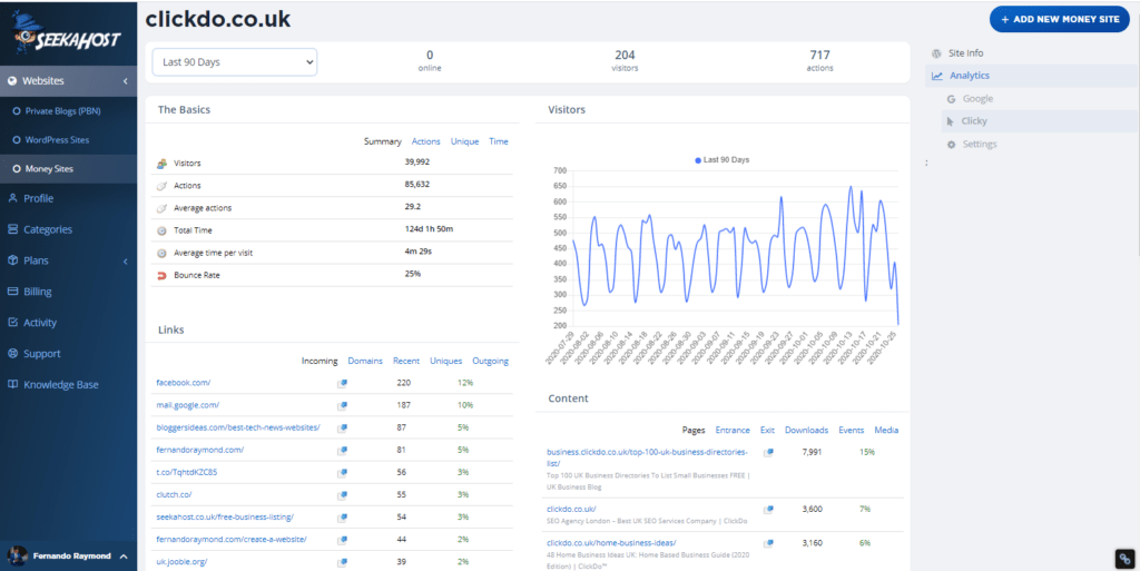 SeekaHost-web-hosting-control-panel-analytics