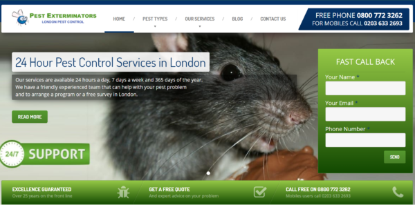 pest control in london seo