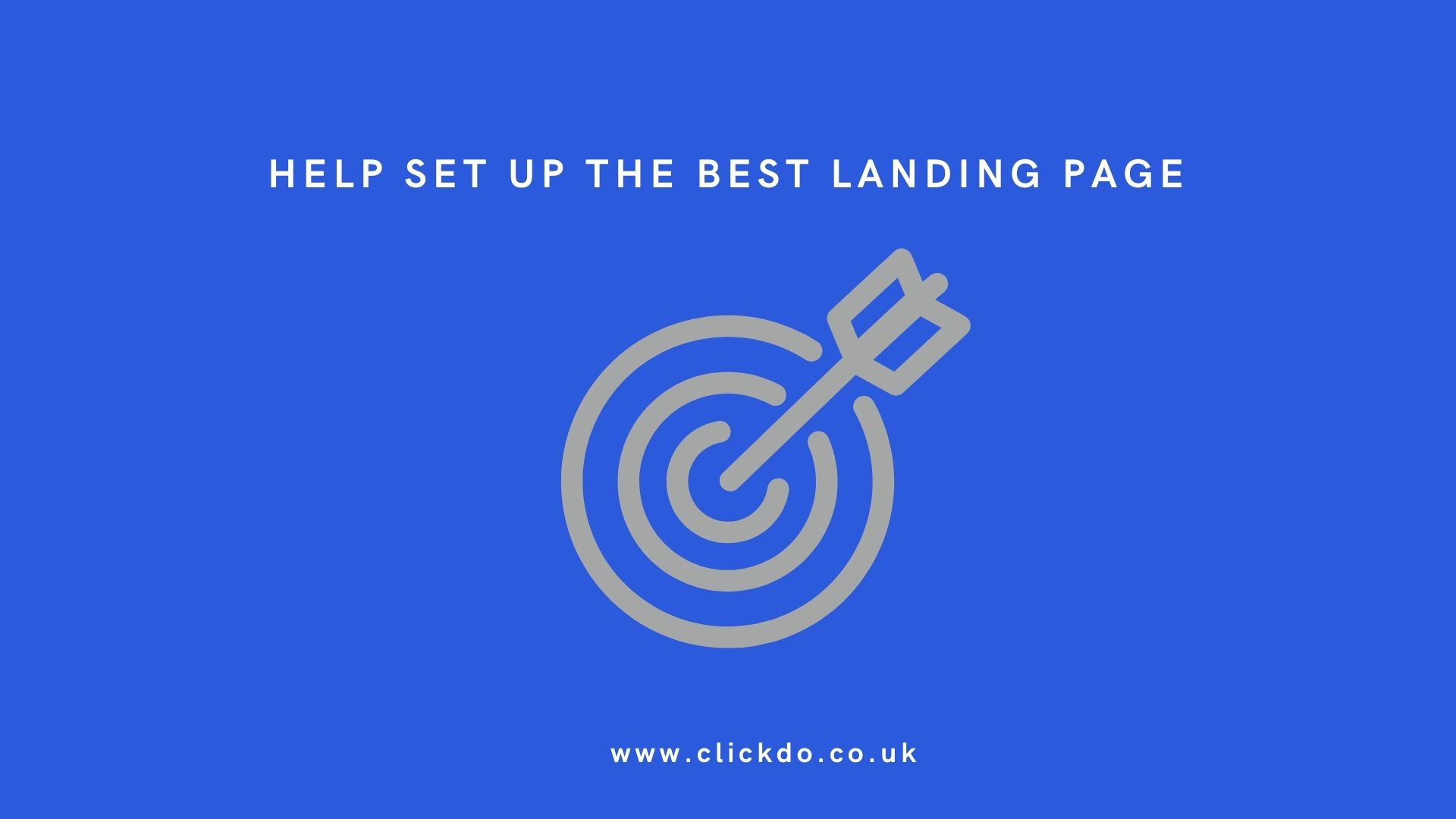 Help set up the best landing page