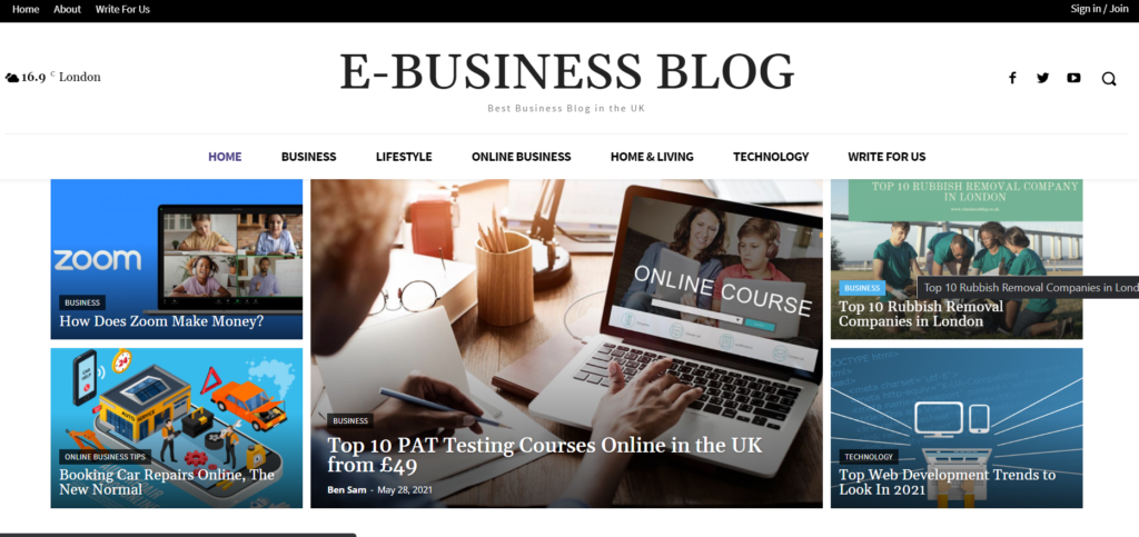 ebusiness blog