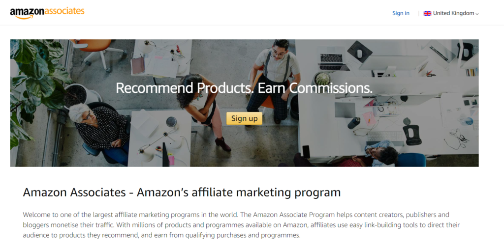 earn money from amazon affiliates