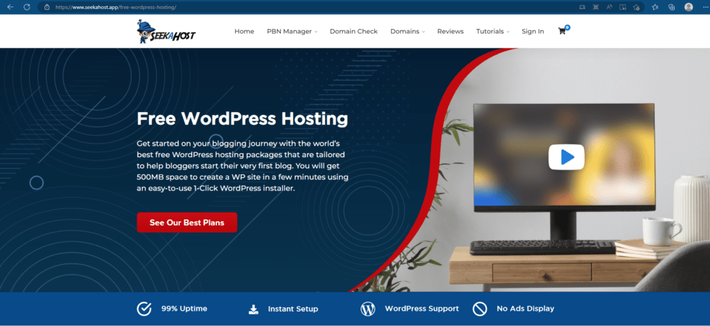 free wordpress hosting uk front page